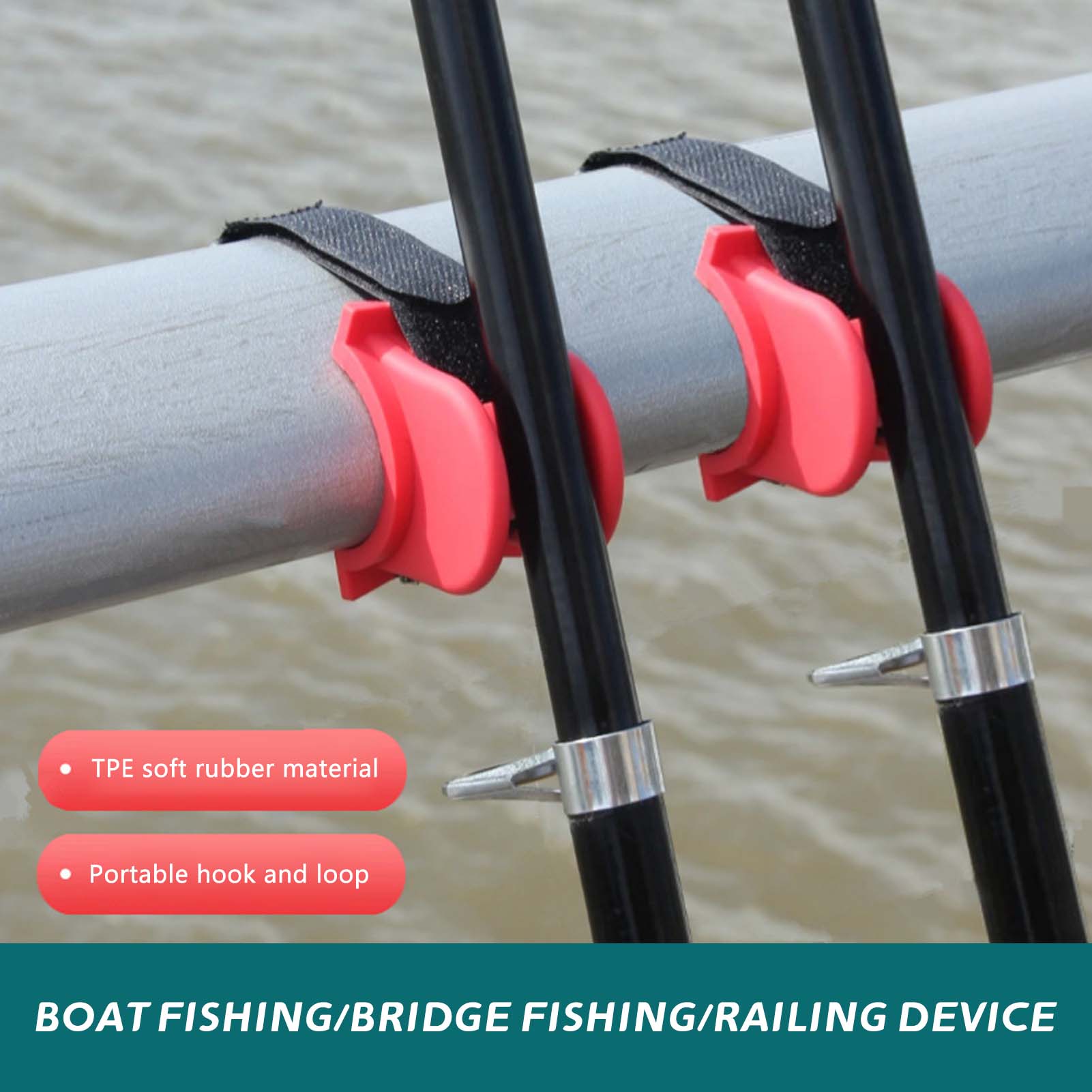 Fishing Boat Paddle - 튼튼한 구조의 U자형 보트 낚싯대 홀더,