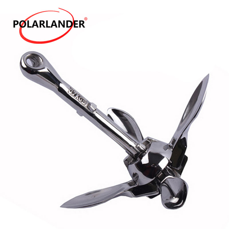 보트 접이식 Grapnel 앵커 1 Pcs 스테인레스  - Fishing Boat Anchor 리뷰 및 가격