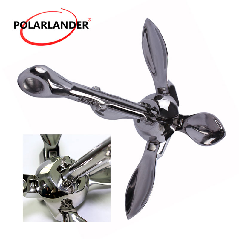 보트 접이식 Grapnel 앵커 1 Pcs 스테인레스  - Fishing Boat Anchor 리뷰 및 가격