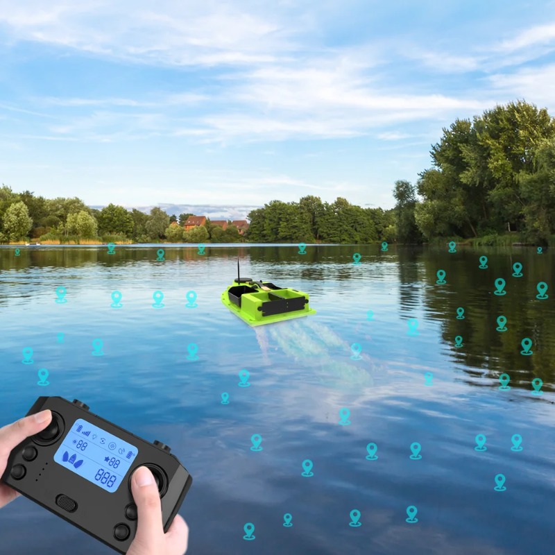 D19 GPS RC 미끼 배 600M 4개 호퍼 2kg - Fishing Boat Gps 리뷰 및 가격